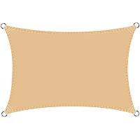 Cool Area Toldo Vela de Sombra Rectangular 2 x 3 Metros Protección Rayos UV- Resistente y Transpirable para Patio…